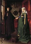 Jan Van Eyck Portrait of Giovanni Arnolfini and His Wife Sweden oil painting artist